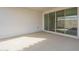 Covered patio with sliding glass doors at 12028 N Luckenbach St, Surprise, AZ 85388