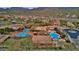 Aerial view of community pool and recreation area at 17408 N 96Th Way, Scottsdale, AZ 85255