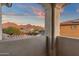 Balcony offering scenic mountain and neighborhood views at 17408 N 96Th Way, Scottsdale, AZ 85255