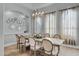 Formal dining room with large table and neutral decor at 20668 E Sunset Dr, Queen Creek, AZ 85142