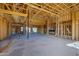 Interior framing of a large open living area under construction at 9609 N Palisades Blvd, Fountain Hills, AZ 85268