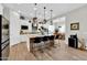Modern kitchen with island, stainless steel appliances, and ample counter space at 2453 N 211Th Ln, Buckeye, AZ 85396