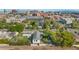 Aerial view showcasing a home's location with city views in the background at 221 E 14Th St, Tempe, AZ 85281
