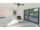 Spacious bedroom with sliding glass doors leading to backyard at 221 E 14Th St, Tempe, AZ 85281