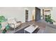 Bright hallway with built-in bookcase and modern decor at 221 E 14Th St, Tempe, AZ 85281