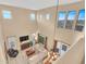 High-ceiling living room with a spacious layout and ample natural light at 27486 N 89Th Dr, Peoria, AZ 85383