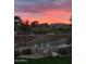 Stunning sunset view from the backyard over desert landscape at 1535 E Calavar Dr, Phoenix, AZ 85022