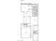 Two-bedroom, two-bathroom floor plan with garage and patio at 1744 E 16Th Ave, Apache Junction, AZ 85119