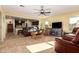 Open-concept living room with views into the kitchen area at 1744 E 16Th Ave, Apache Junction, AZ 85119