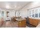 Kitchen with an island, wooden cabinets, and stainless steel appliances at 20020 N 21St St, Phoenix, AZ 85024