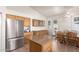 Bright kitchen with stainless steel appliances and an island at 20020 N 21St St, Phoenix, AZ 85024