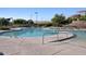 Community pool with multiple entrances and lounge chairs at 2645 E Santa Ynez Dr, Casa Grande, AZ 85194