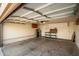 Two-car garage with built-in shelving and overhead storage at 4343 E Downing St, Mesa, AZ 85205