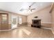 Living room with fireplace and tile floors at 4343 E Downing St, Mesa, AZ 85205