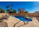 Relaxing kidney-shaped pool; great for entertaining at 4343 E Downing St, Mesa, AZ 85205