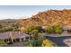 Community overview showcasing homes nestled in a mountainous region at 7479 E Sunset Sky Cir, Scottsdale, AZ 85266