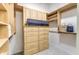 Large walk-in closet with ample shelving and drawers at 7479 E Sunset Sky Cir, Scottsdale, AZ 85266