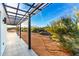Covered patio with pergola offering views of desert landscape at 13924 E Windstone Trl, Scottsdale, AZ 85262
