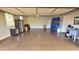 Spacious garage with built-in shelving and storage at 1950 N 142Nd Ave, Goodyear, AZ 85395