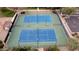 Aerial view of two tennis courts at 1950 N 142Nd Ave, Goodyear, AZ 85395