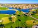 Panoramic view of the community, golf course and lake at 2257 W Periwinkle Way, Chandler, AZ 85248