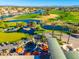 Expansive view of the golf course, waterways, and community at 2257 W Periwinkle Way, Chandler, AZ 85248