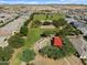 Aerial view of community park with playground at 36985 W Prado St, Maricopa, AZ 85138