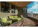 Outdoor patio with seating area and mountain views at 40564 N 50Th St, Cave Creek, AZ 85331