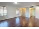 Light and airy entryway with hardwood floors at 9457 W Newport Dr, Sun City, AZ 85351