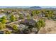 Aerial view of house, pool, and backyard at 2090 E Coconino Ct, Gilbert, AZ 85298