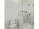 Clean bathroom with a walk-in shower and updated fixtures at 2090 E Coconino Ct, Gilbert, AZ 85298