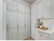 Well-appointed laundry room with light gray cabinetry and quartz countertops at 2090 E Coconino Ct, Gilbert, AZ 85298