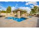 Stunning pool area with pergola and spa at 2090 E Coconino Ct, Gilbert, AZ 85298