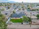 Aerial view showcasing the backyard and neighborhood at 6262 N 85Th St, Scottsdale, AZ 85250