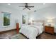 Serene bedroom with a queen-size bed and lovely natural light at 9515 E Sundance Trl, Scottsdale, AZ 85262