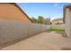 Spacious side yard with a large concrete patio at 1337 N Rosemont --, Mesa, AZ 85205