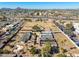 Aerial view of the property, showing surrounding community and highway access at 3740 E Edna Ave, Phoenix, AZ 85032