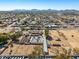 Wide aerial view highlighting the property's location within the community at 3740 E Edna Ave, Phoenix, AZ 85032