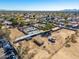 Aerial view highlighting the property's layout and surrounding landscape at 3740 E Edna Ave, Phoenix, AZ 85032