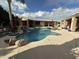 Resort-style pool area with a spa and multiple seating areas at 3835 E Leland St, Mesa, AZ 85215