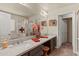 Elegant bathroom with double sinks and a large mirror at 20436 N 17Th Pl, Phoenix, AZ 85024