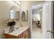 Simple bathroom with single sink and vanity at 20436 N 17Th Pl, Phoenix, AZ 85024