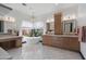 Large bathroom with soaking tub, double vanity, and designer finishes at 6229 E Gold Dust Ave, Paradise Valley, AZ 85253