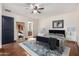 Serene bedroom with a plush bed and en-suite bathroom access at 26223 N Bravo Ln, Rio Verde, AZ 85263