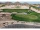 Aerial view of the community's golf course at 30636 N Royal Oak Way, San Tan Valley, AZ 85143