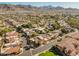 Aerial view showing home's position in a neighborhood with mountain views at 10653 N 10Th Pl, Phoenix, AZ 85020