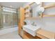 Modern bathroom with updated vanity and bathtub at 10653 N 10Th Pl, Phoenix, AZ 85020