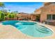 Inviting kidney-shaped pool with a fountain feature at 10653 N 10Th Pl, Phoenix, AZ 85020