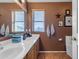 Bathroom with double vanity, tile floors and a toilet at 22821 S 212Th St, Queen Creek, AZ 85142