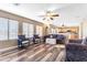 Open living room with hardwood floors and natural light at 22821 S 212Th St, Queen Creek, AZ 85142